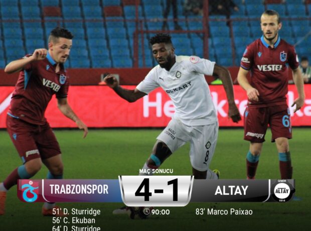 TRABZONSPOR: 4 – 1 ALTAYIMIZ